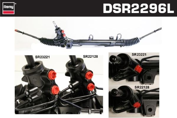 DELCO REMY Stūres mehānisms DSR2296L